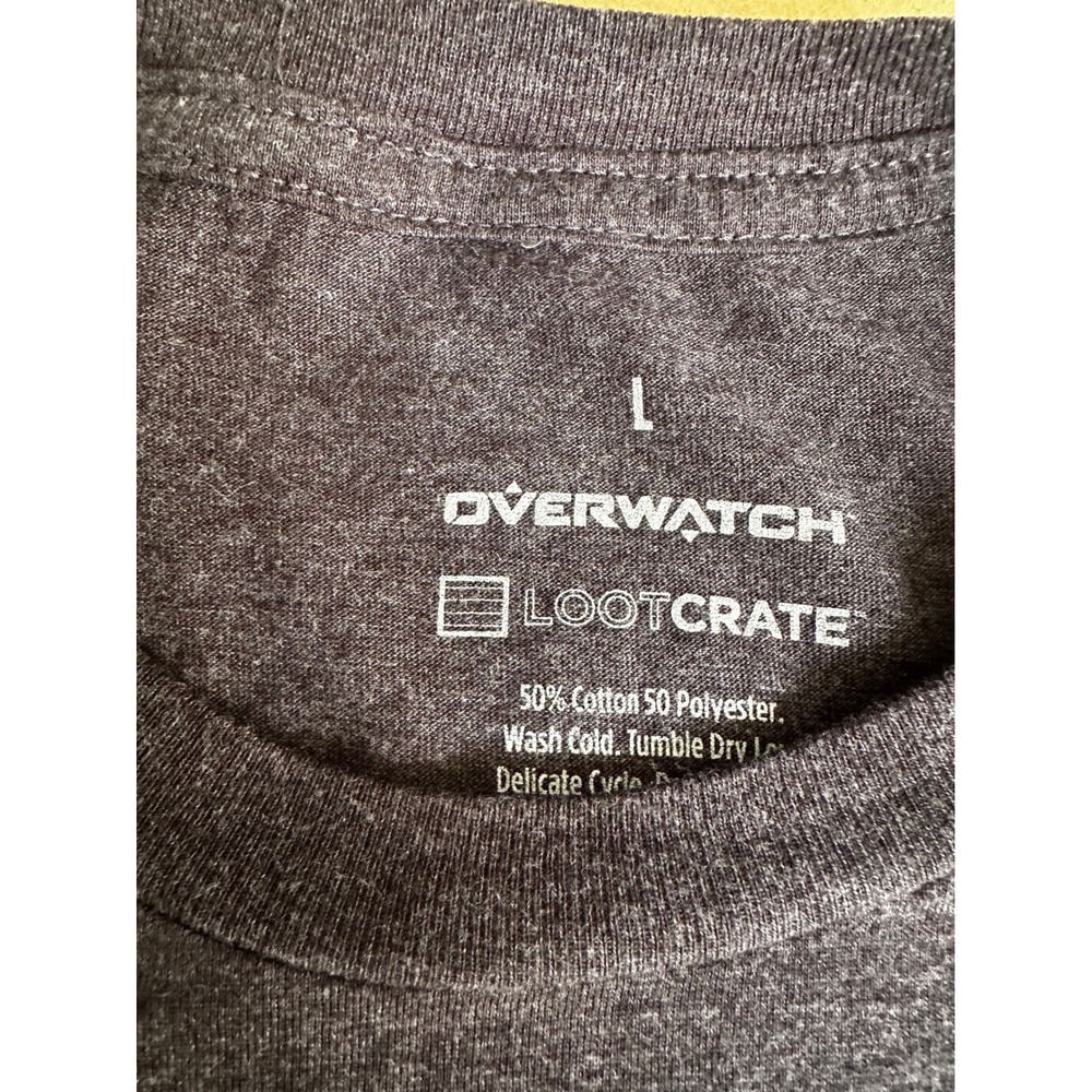 Overwatch Primal Rage Graphic Print T-Shirt Gaming Tee Gray Large - Picture 11 of 13